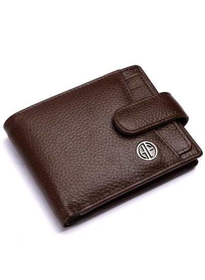 اشتري Leather Wallet for Men, Brushwood في الامارات