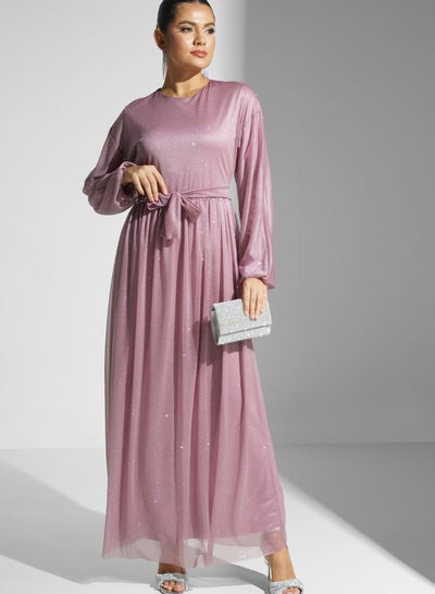 Buy Shimmer A-Line Dress in UAE