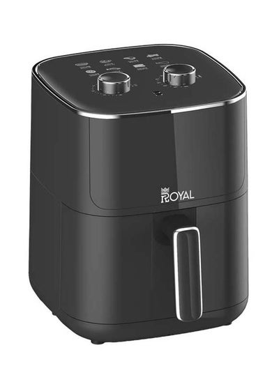 Buy Manual Air Fryer 4.7 Liter, 1400 Watt, 80-200 °C Temperature, With Visible Windows, Rapid Hot Air Circulation, RA-AFM4717 in Saudi Arabia