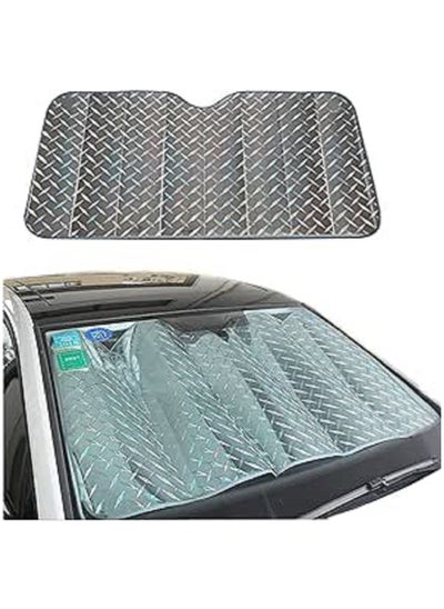 Buy SCIENISH Car Sun Shade UV Protection Curtain Car Sunshade Film Folding Windshield Sun Visor Front Windshield Sunshade Cover Front Window Glass Sun Visor Anti Sun Insulation Board in Saudi Arabia