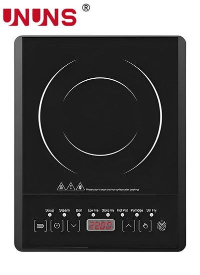 Buy Portable Induction Cooktop,Countertop Burner With Multi-Function, 2200w Electric Stove With Easy Clean Glass,8 Modes Sensor Touch Cooker,Black in UAE