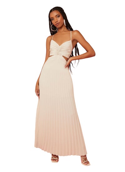 Buy Pleated Cutout Maxi Dress in Egypt