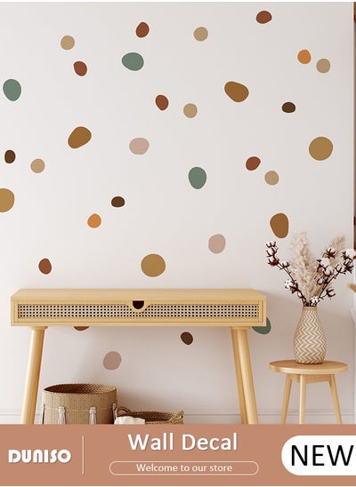 Buy Polka Dot Wall Decal for Kids, PVC Waterproof Decals, Wall Stickers for Kids Room, DIY Art Decal for Children Baby Kids Boy Girl Bedroom Decoration in UAE