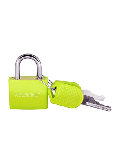 Buy Padlock Iron Body Brass With 2Key in UAE