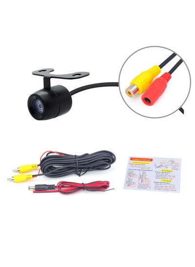 Buy CCD Car Rear View Reverse Backup Camera 420TVL Waterproof Night Vision Universal in UAE