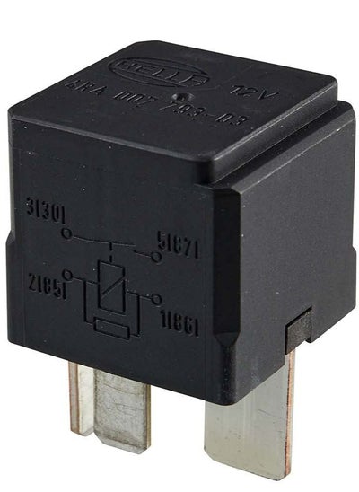 اشتري HELLA 4RA 007 793-031 Relay, main current - 12V - 4-pin connector - Wiring Diagramme: S2 - Plug في الامارات