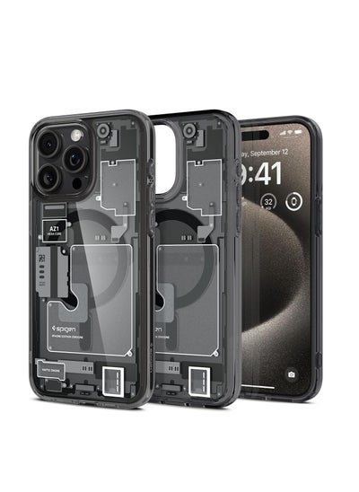 Buy Spigen Ultra Hybrid MagFit for iPhone 15 Pro Case Cover with MagSafe - Zero One in Saudi Arabia