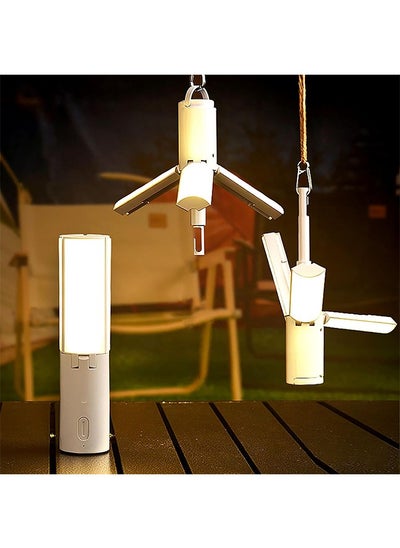 Buy Camping Lights, Portable Collapsible Camp Lamp, with Hook & USB Rechargable-4000mAh, Adjustable 3 Light Modes,IPx7 Waterproof Led Lantern, for Home,Outdoor,Hiking,Camping,Fishing,Power Cut. in Saudi Arabia