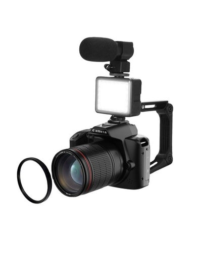 اشتري كاميرا رقمية 64 ميجابكسل، كاميرا تسجيل فيديو، زاوية واسعة 120 درجة، واي فاي، شاشة ملونة IPS 3 بوصة، ليلية مع ضوء ملء للتصوير الفوتوغرافي في السعودية