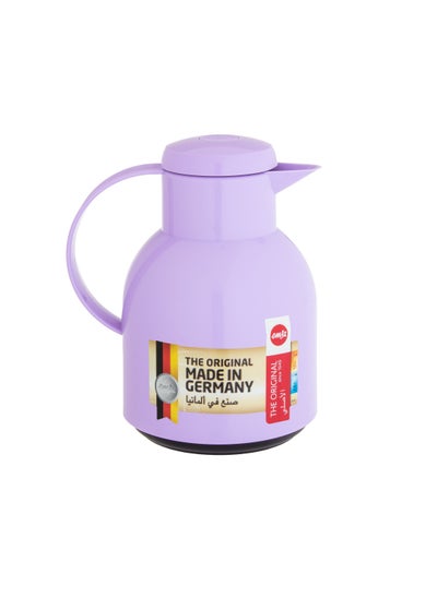 Buy Plastic Thermos For Tea And Coffee Purple 1 liter in Saudi Arabia