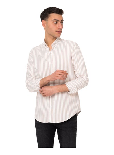 Buy Slim Fit Striped Oxford Shirt in Egypt