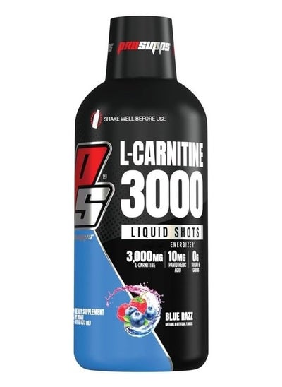 اشتري L-Carnitine 3000 Liquid Shots Blue Razz Flavour 473 ml في السعودية