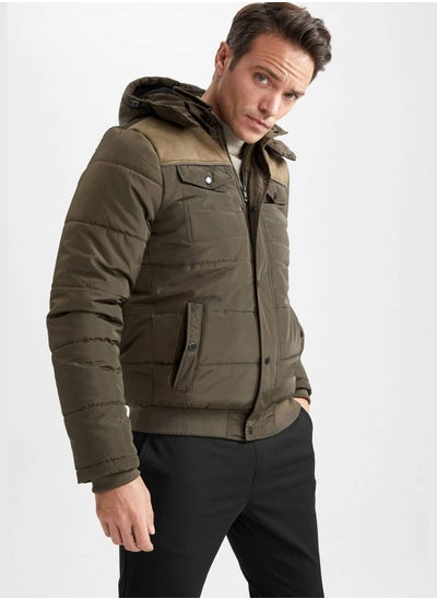 Buy Man Slim Fit Hooded Jacket in Saudi Arabia