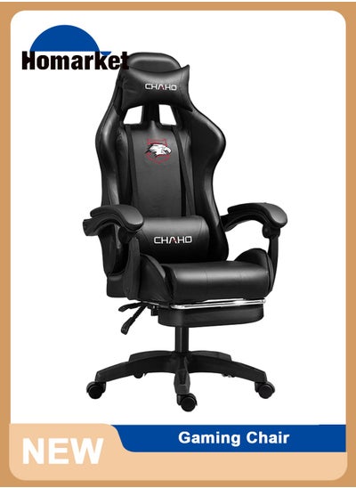 اشتري Gaming Chair High-Back Racing Style With Pu Leather Bucket Seat 360 Swivel With Heavy Duty Steel Can Hold Upto 200Kg Headrest Lumbar Support Steel 5 Star Base Compatible With E-Sports في الامارات