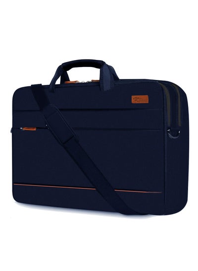 Buy COUGAR-EGY laptop & Briefcase Bag for laptop, shoulder bag for men fits up to 15.6" (010 - BLUE) in Egypt