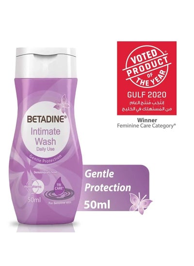 Buy Betadine Intimate Wash Gentle Protection 50ml in Saudi Arabia