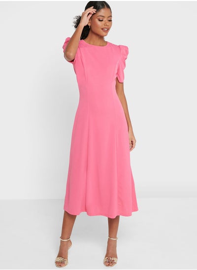 Buy Puff Sleeve Dress in Saudi Arabia