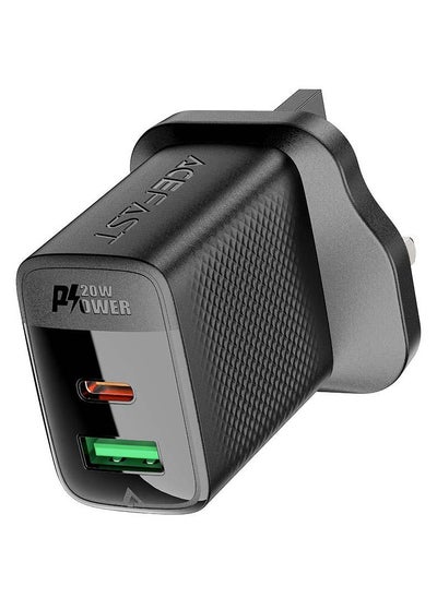 اشتري A79 20W GaN Dual Port Charger (USB-A + USB-C) – Fast Charging (UK) في الامارات