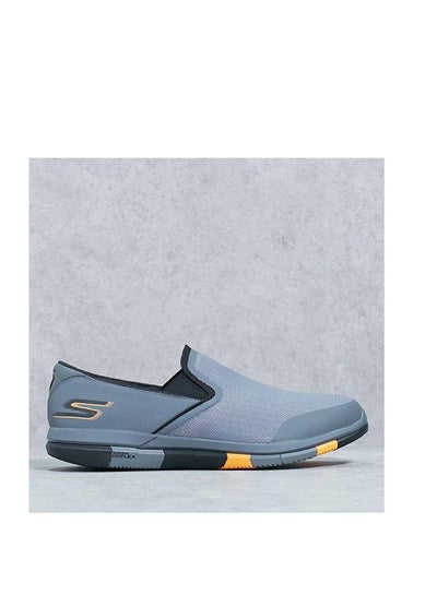 Buy Go Flex Slip-On Athletic Sneakers Charcoal/Orange in Saudi Arabia