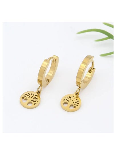 Buy Stainless steel earring with stable coating, high quality 316L, in Egypt