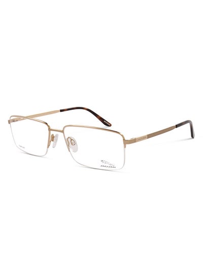 Buy Men's Rectangle Eyeglass Frame - MOD 35063 6000 58 - Lens Size: 58 Mm in UAE
