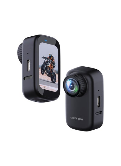 Buy Mini action Camera / 4K 30fps Ultra HD Video / Travel / Adventure / Vlogging / Sports / WIFI Control / 20 Mega Pixels / 1.5 inch Touch Screen / 120° Lens Angle / High Capacity Battery - Black in UAE