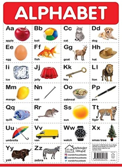 Buy Alphabet - My First Early Learning Wall Posters: For Preschool, Kindergarten, Nursery And Homeschool in UAE