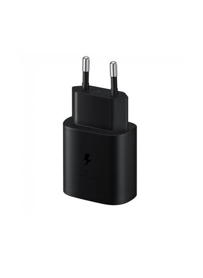 Buy 25W Adapter USB-C Super Fast Charging Travel Adapter (EU Plug) - Black in Egypt