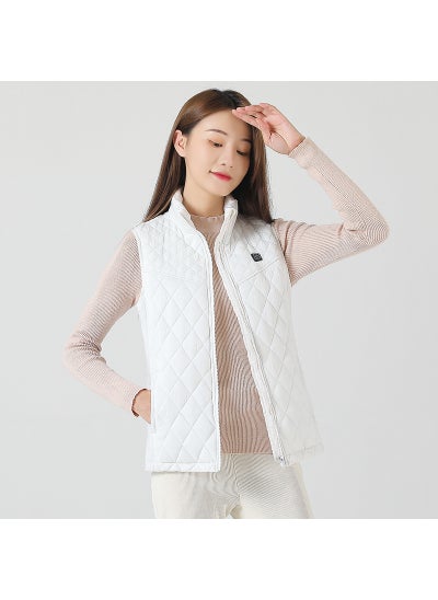 اشتري New Womens Heated Vest USB Smart Charging Casual White Zone Nine Fever Vest في الامارات