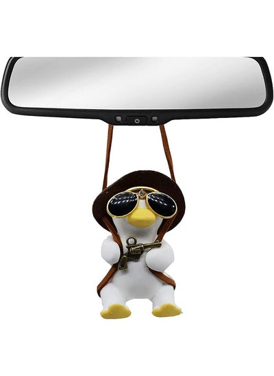 Buy Cute Swing Duck Automotive Rearview Mirror Interior Pendant for Indoor Car Room Home Decor, Wide Uses, for Birthdays, Thank You, Housewarmings, Children's Graduation, and Other Gifts in Saudi Arabia