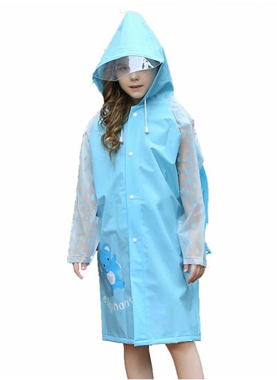 اشتري Kids RainCoat, Multifunctional Waterproof Rain Coat for Boys Girls, EVA Portable Durable Windbreaker في الامارات