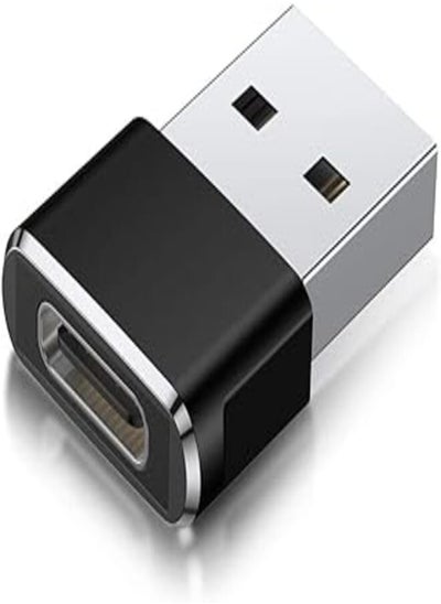 Buy 3.0 Male USB-A to 3.1 Female Adapter Type-C - Black in Egypt