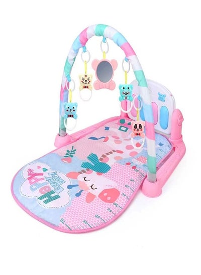 Buy 3 in 1 Baby Musical Pedal Piano Lullaby Gym Crawling Activity Rug Toy in UAE