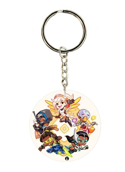 Buy The Overwatch Video Game Printed Keychain in UAE