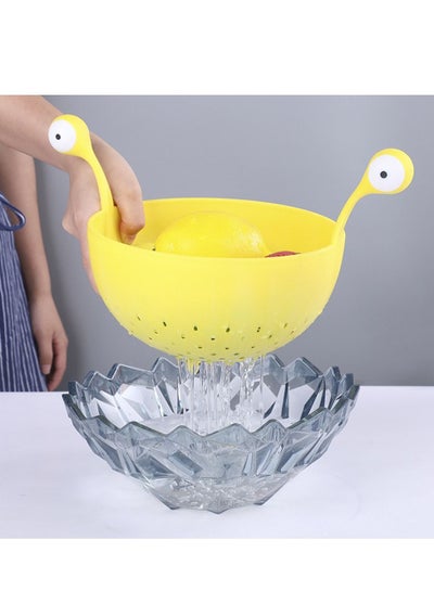 Buy Colander Strainer Bowl Sturdy Salad Mixing With Kitchen for Pasta Vegetable Fruits Berry Noodle Meat BPA Free Dishwasher Safe in UAE