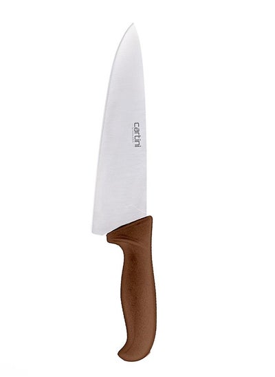 Buy Godrej Cartini Classic Chef  Knife, Stainless Steel Heavy Duty  Slicing and Dicing Meat, 8"-Brown in Saudi Arabia