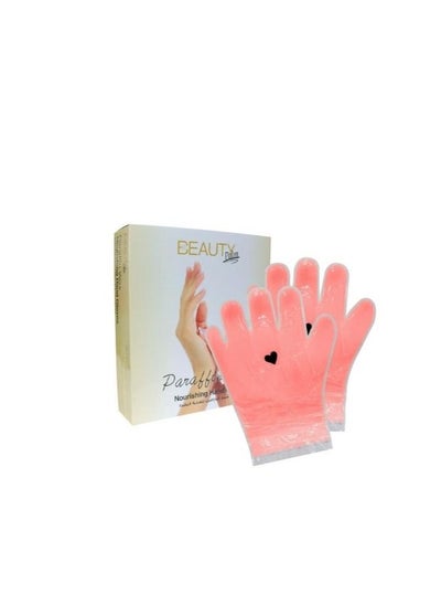 Buy Hand Paraffin Wax Peach 6 Pairs in UAE