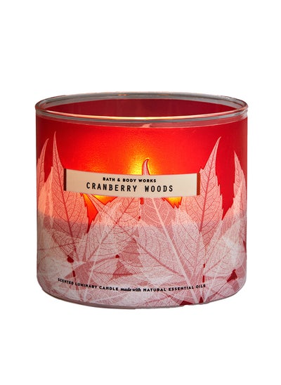 Buy Cranberry Woods 3-Wick Candle in Saudi Arabia