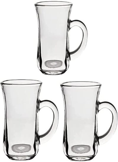 اشتري 3PCS clear glass Teacups في مصر