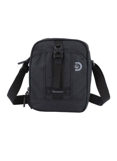 Buy Discovery SHIELD RPET Polyester Tablet Utility Bag Black, Compact Travel Bag for Men and Women, Shoulder Bag, Portable Organizer, Sustainable Material and Eco Friendly in UAE