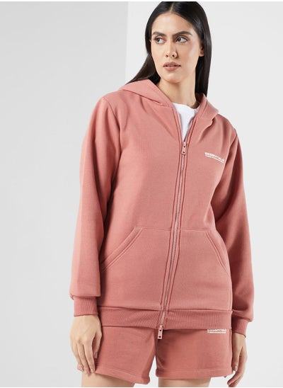 Buy Lounge Regular Zip Hoodie in UAE