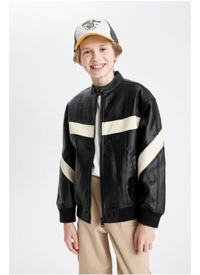 Buy Boy Oversize Fit Bomber Long Sleeve Coat in Egypt