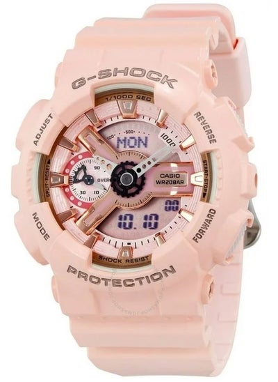 Buy Sports Watch Gold and Pink Dial Pink Quartz Ladies in Saudi Arabia