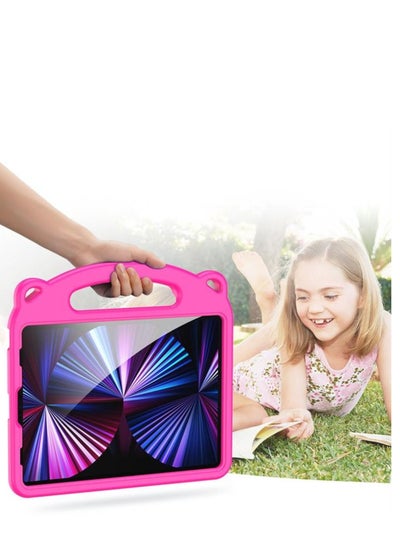 Buy Protective cover for iPad 11 Pro 2018/2020/2021 for kids, pink in Saudi Arabia