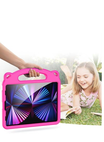 Buy Protective cover for iPad 11 Pro 2018/2020/2021 for kids, pink in Saudi Arabia