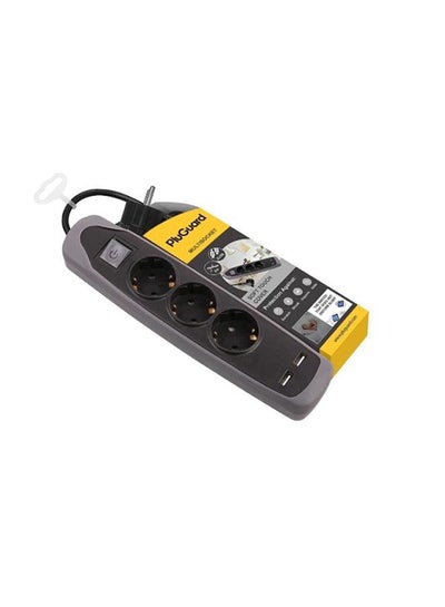 Buy Power Strip 3 Outlets With Switch 16 Amper 250 V in Egypt