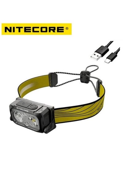 اشتري NITECORE NU25 Upgraded 400 lumen headlamp USB-C Rechargeable Three Light Source Headlight IP66 protection level Built-in Battery في الامارات