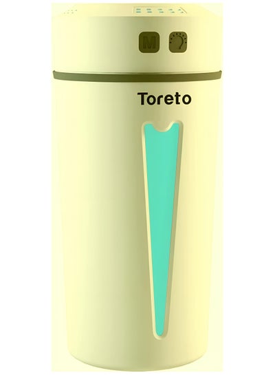 Buy Toreto Essence Humidifiers (Tor 1109) Essential Oil Diffuser Aroma Air Humidifier (YELLOW) in UAE