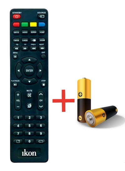 Buy Replacement Remote Control for Ikon LED , LCD , Smart TV With Upgraded Infrared in UAE