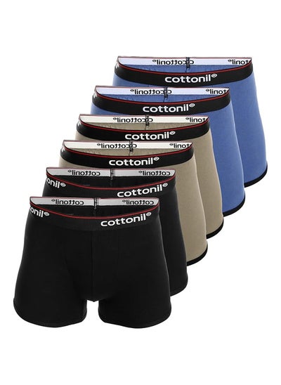 Buy Cottonil Set of 6 Everyday Boxer 0663 in Egypt